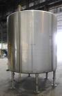 Used Tank, 2000 Gallon, 304 Stainless Steel Vertical. 84