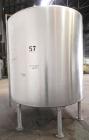 Used Tank, 2000 Gallon, 304 Stainless Steel Vertical. 84