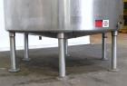 Used Tank, 2000 Gallon, 304 Stainless Steel Vertical. 84