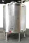 Used Tank, 2000 Gallon, 304 Stainless Steel Vertical. 84