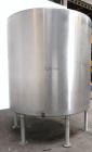 Used Tank, 2000 Gallon, 304 Stainless Steel Vertical. 84