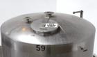 Used Tank, 2000 Gallon, 304 Stainless Steel Vertical. 84