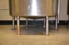Used Tank, 2000 Gallon, 304 Stainless Steel Vertical. 84
