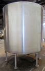 Used Tank, 2000 Gallon, 304 Stainless Steel Vertical. 84