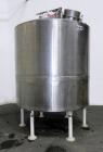 Used Tank, 2000 Gallon, 304 Stainless Steel, Vertical. 84