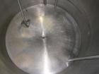 Used- Tank, 1000 Gallon, 304 Stainless Steel, Vertical. 66