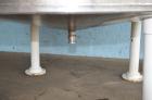 Used Tank, 1000 Gallon, Stainless Steel, Vertical. 66