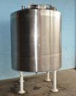 Used Tank, 1000 Gallon, Stainless Steel, Vertical. 66