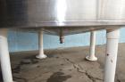 Used Tank, 1000 Gallon, Stainless Steel, Vertical. 66