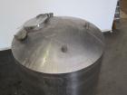 Used Tank, 1000 Gallon, 304 Stainless Steel, Vertical. 66