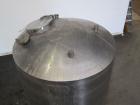 Used- Tank, 1000 Gallon, 304 Stainless Steel, Vertical. 66