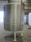 Used Tank, 1000 Gallon, 304 Stainless Steel, Vertical. 66