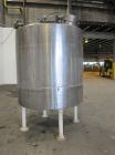 Used Tank, 1000 Gallon, 304 Stainless Steel, Vertical. 66
