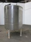 Used Tank, 1000 Gallon, 304 Stainless Steel, Vertical. 66