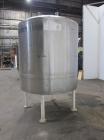 Used- Tank, 1000 Gallon, 304 Stainless Steel, Vertical. 66