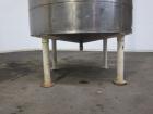 Used- Tank, 1000 Gallon, 304 Stainless Steel, Vertical. 66