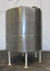 Used Tank, 2000 Gallon, 304 Stainless Steel, Vertical. 84