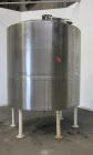 Used Tank, 2000 Gallon, 304 Stainless Steel, Vertical. 84