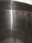 Used Tank, 2000 Gallon, 304 Stainless Steel, Vertical. 84