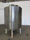 Used Tank, 1000 Gallon, 304 Stainless Steel, Vertical. 66
