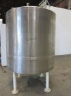 Used Tank, 1000 Gallon, 304 Stainless Steel, Vertical. 66