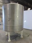 Used Tank, 1000 Gallon, 304 Stainless Steel, Vertical. 66