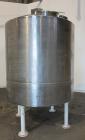 Used Tank, 1000 Gallon, 304 Stainless Steel, Vertical. 66
