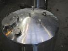 Used Tank, 1000 Gallon, 304 Stainless Steel, Vertical. 66