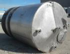 Used Tank, 2000 Gallon, 304 Stainless Steel, Vertical. 72