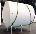 Used Storage Tank, 3000 Gallon, 304 Stainless Steel, Horizontal. 90