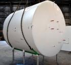 Used Storage Tank, 3000 Gallon, 304 Stainless Steel, Horizontal. 90