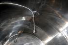 Used Storage Tank, 3000 Gallon, 304 Stainless Steel, Horizontal. 90