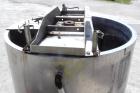 Used Kettle, 3000 Gallon, 304 Stainless Steel, Vertical. Approximate 90