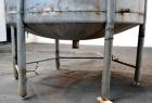 Used Tank, 1900 Gallon, 316 Stainless Steel, Vertical. Approximate 76” diameter x 92” straight side, dished top and bottom. Fixed stainless steel agitator mount with a UET agitator, model XCEL-6, out...