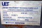 Used Tank, 1900 Gallon, 316 Stainless Steel, Vertical. Approximate 76” diameter x 92” straight side, dished top and bottom. Fixed stainless steel agitator mount with a UET agitator, model XCEL-6, out...
