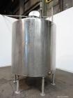 Used Tank, 2000 Gallon, 304 Stainless Steel, Vertical. 84