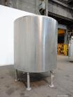 Used Tank, 2000 Gallon, 304 Stainless Steel, Vertical. 84