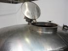 Used Tank, 2000 Gallon, 304 Stainless Steel, Vertical. 84