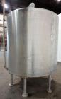 Used Tank, 2000 Gallon, 304 Stainless Steel, Vertical. 84