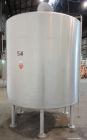 Used Tank, 2000 Gallon, 304 Stainless Steel, Vertical. 84