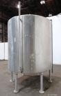 Used Tank, 2000 Gallon, 304 Stainless Steel, Vertical. 84