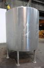 Used Tank, 2000 Gallon, 304 Stainless Steel, Vertical. 84