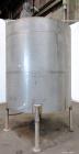 Used Tank, 1500 Gallon, 321 Stainless Steel, Vertical. 74