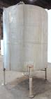 Used Tank, 1500 Gallon, 321 Stainless Steel, Vertical. 74