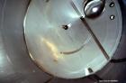 Used Vinquip Jacketed Beverage Tank,  2284 Gallon, 304 Stainless Steel, Vertical. Approximately 83” diameter x 97-1/2” straight side, off center coned top, sloped bottom. (1) 24” Wide bottom sidewall...