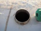 Used Tank, 4,000 Gallon, 316 Stainless Steel, Horizontal. 96
