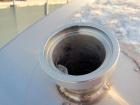 Used Tank, 4,000 Gallon, 316 Stainless Steel, Horizontal. 96