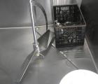 Used 3 Compartment Tank, 1,500 total gallons, 304 stainless steel, horizontal. Each compartment has an approximate 500 gallon capacity. Compartments are 76