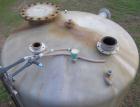 Used Tank, 1,500 Gallon, stainless steel, vertical. 84