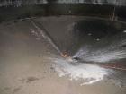 Used- Tank, 1,500 Gallon, stainless steel, vertical. 84